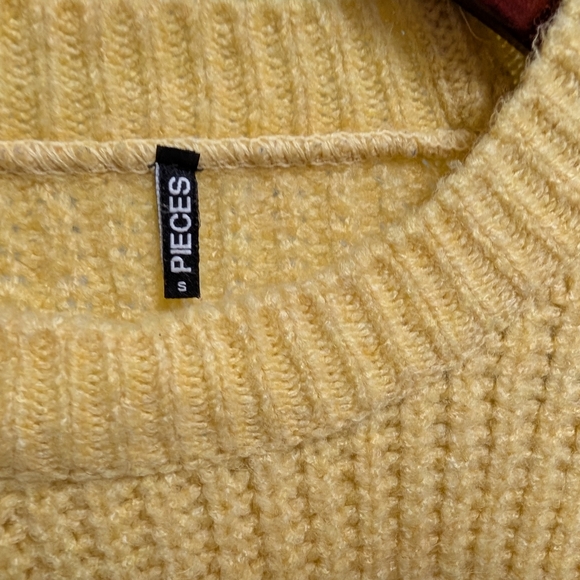 ASOS Pieces Knit Yellow Sweater - Picture 9 of 12